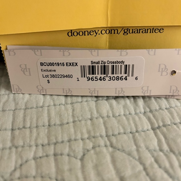 Dooney and Bourke Small Zip Top Crossbody in midnight blue, Smooth Leather - Picture 2 of 11